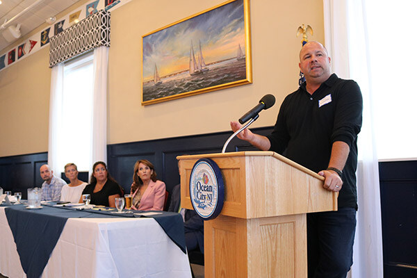 Ken Wisnefski speaking at the Ocean City Regional Chamber of Commerce