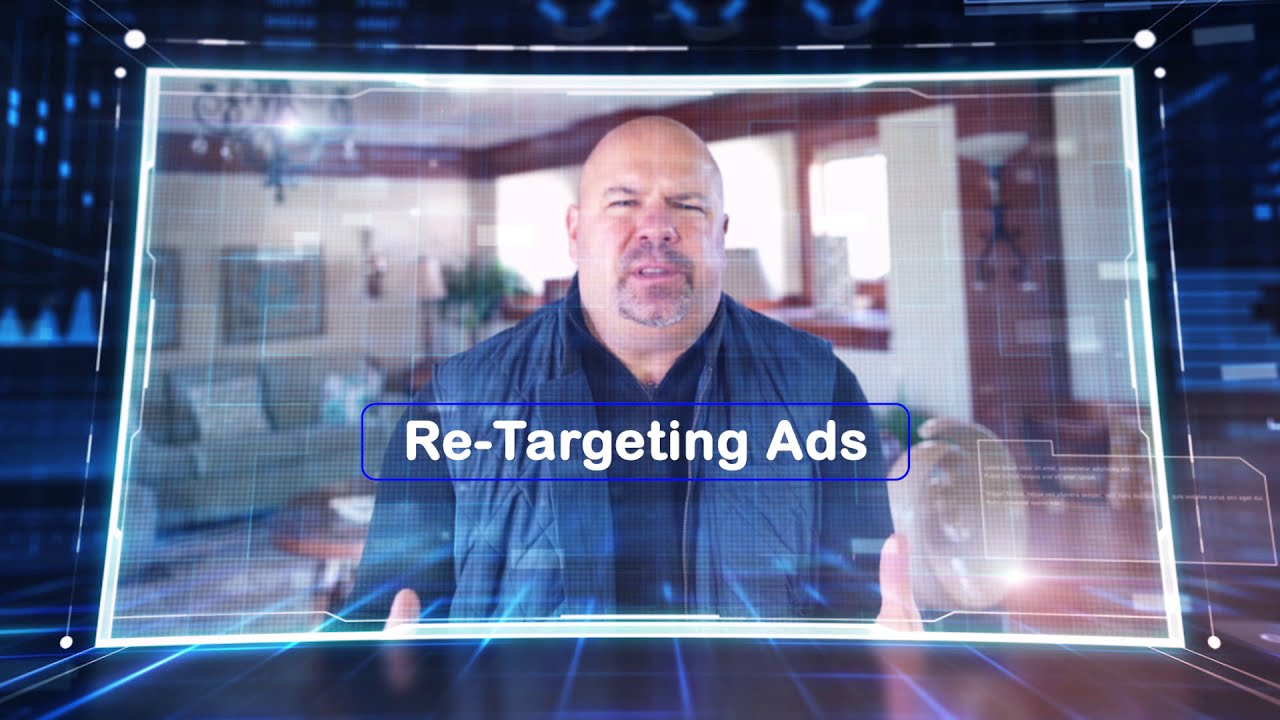 Ken Wisnefski on screen with the topic Re-Targeting Ads